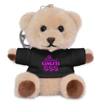Spiritual Gangster Girl - Teddy Schlüsselanhänger - Schwarz - Vorne