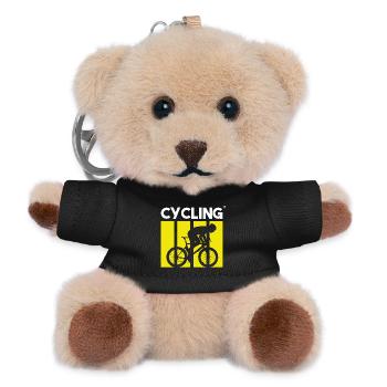 Cycling Sporty Original - Teddy Schlüsselanhänger - Schwarz - Vorne