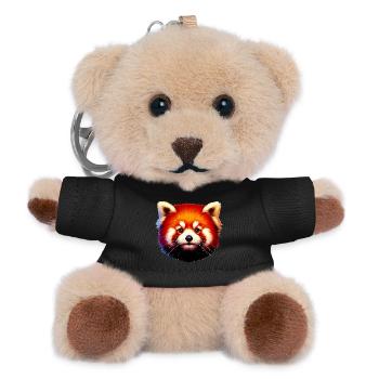 Kleiner Panda - Teddy Schlüsselanhänger - Schwarz - Vorne