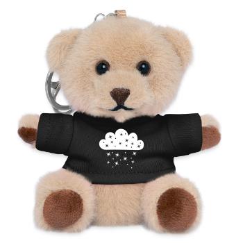 Cloud Starfall - Teddy Keyring - black - Front