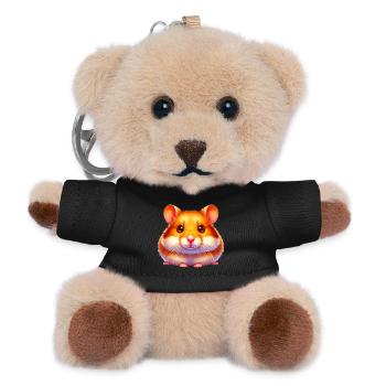 Hamster - Porte-clés ourson - noir - Devant