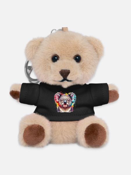 Koala - Teddy Schlüsselanhänger - Schwarz