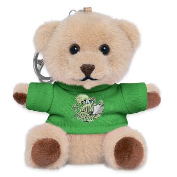 Ordinateur portable Octopus - Porte-clés ourson - vert - Devant