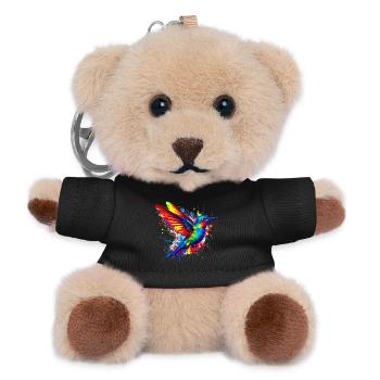 Colibri - Porte-clés ourson - noir - Devant