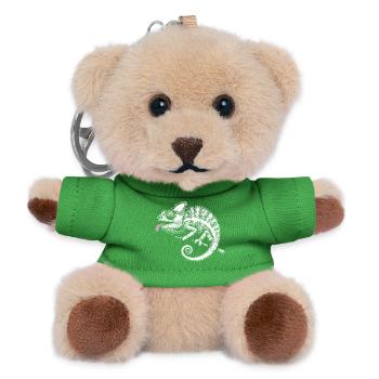 Chamäleon Pastell Stammeskunst - Teddy Schlüsselanhänger - Grün - Vorne