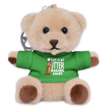 Chemise de pâtisserie Sea Otter Cartoon - Porte-clés ourson - vert - Devant
