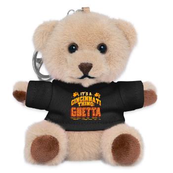 Goetta Sausage Cincinnati Thing - Teddy Keyring - black - Front