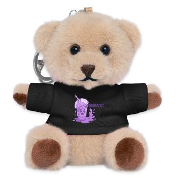 Grimace Shake Chaos - Teddy Keyring - black - Front