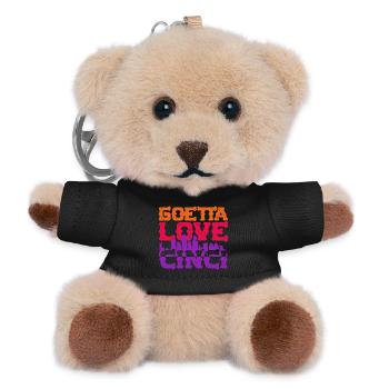 Goetta Love Cinci Sausage - Teddy Keyring - black - Front