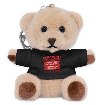 Alaska King Crab - Teddy Keyring - black - Front