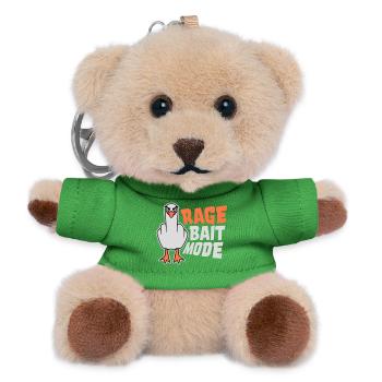 Rage Bait Mode Möwe Vogel Böse Lustig Provokation - Teddy Schlüsselanhänger - Grün - Vorne