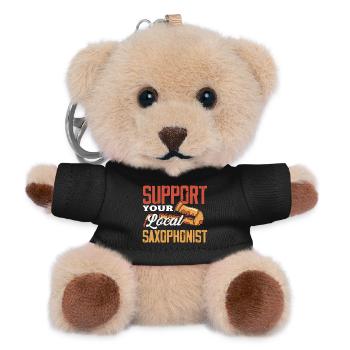Support Your Local Saxophonist Jazz - Teddy Keyring - black - Front
