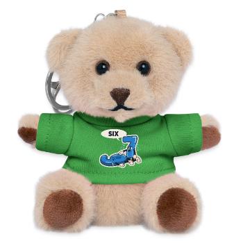 67 Six Seven Meme Weihnachten Italian meme - Teddy Schlüsselanhänger - Grün - Vorne