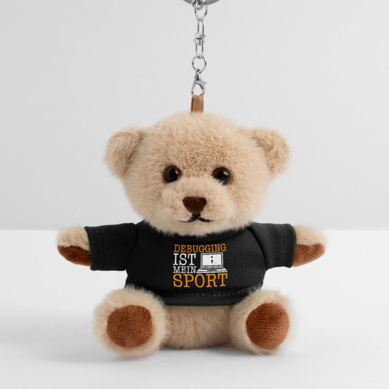 Science Coder DEBUGGING IS MY SPORT FUNNY Teddy Keyring
