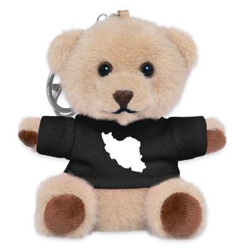 Iran Silhouette - Teddy Keyring - black - Front