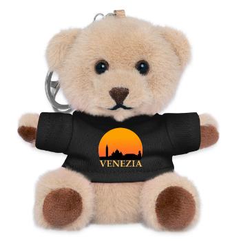 Venezia Sunset - Teddy Keyring - black - Front