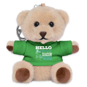 Gardening season Goodbye wife - Teddy Keyring - green - Front