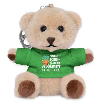 Ananas-apothekerin Süße, Harte Apotheke - Teddy Schlüsselanhänger - Grün - Vorne
