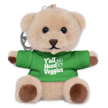 Y'all Need Veggies - Teddy Keyring - green - Front