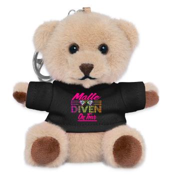 Mallorca, Tour,  Mädels - Teddy Schlüsselanhänger - Schwarz - Vorne