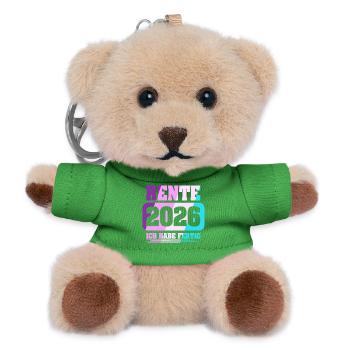 Rentner Rente 2026 - Teddy Schlüsselanhänger - Grün - Vorne