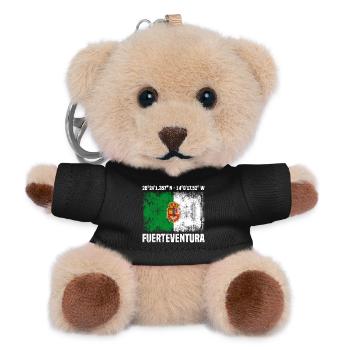 Inseltrip Fuerteventura - Teddy Schlüsselanhänger - Schwarz - Vorne