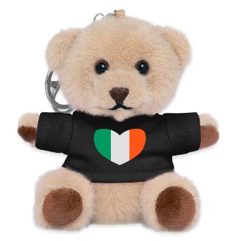 love irland - Teddy Schlüsselanhänger - Schwarz - Vorne