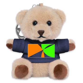 Am Ball bleiben! - Teddy Schlüsselanhänger - Navy - Vorne