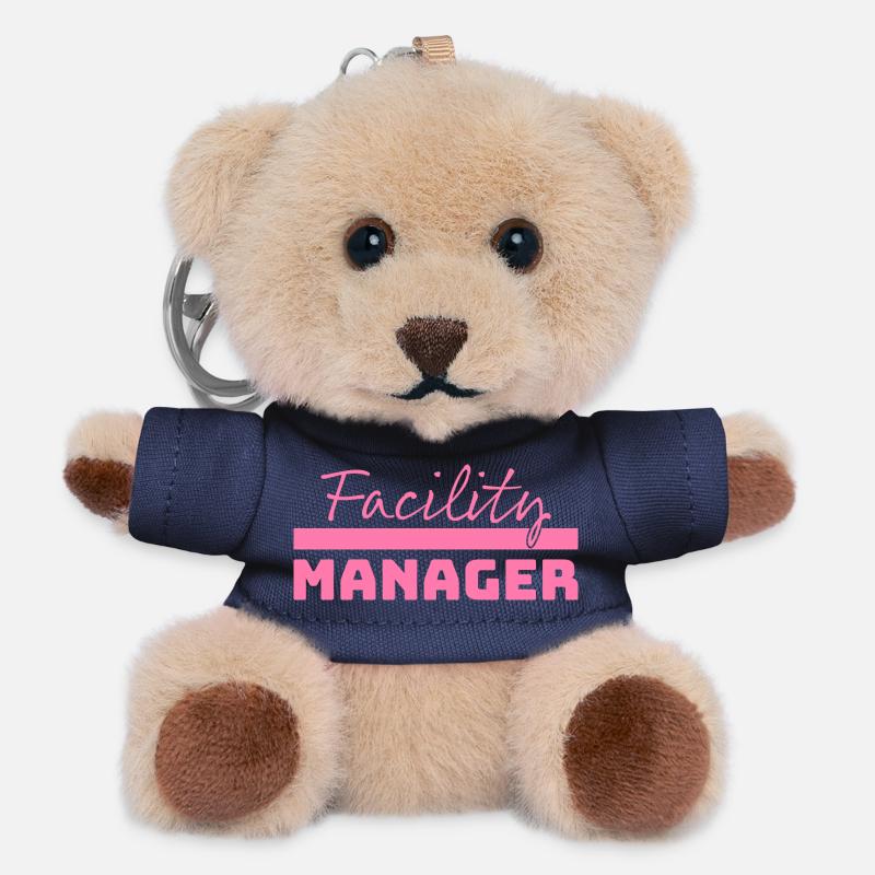 Tshirt Facility Manager rosa - Teddy Schlüsselanhänger - Navy