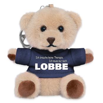 Therapie LOBBE - Teddy Schlüsselanhänger - Navy - Vorne