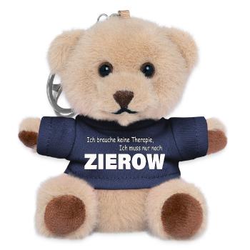 Therapie ZIEROW - Teddy Schlüsselanhänger - Navy - Vorne