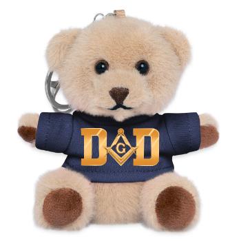 Illuminati Freemasons - Teddy Keyring - navy - Front