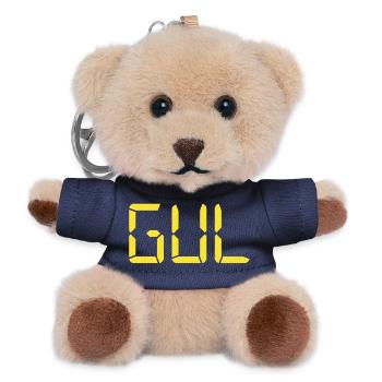 Gelb – LCD - Teddy Schlüsselanhänger - Navy - Vorne