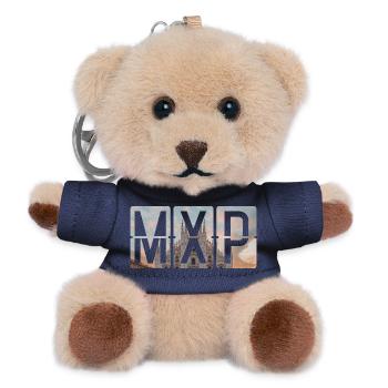 Flughafen Mailand Malpensa MXP - Teddy Schlüsselanhänger - Navy - Vorne