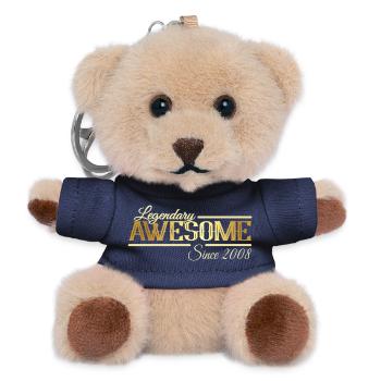 Legendary 18th Birthday Vintage Vintage 2008 - Teddy Keyring - navy - Front