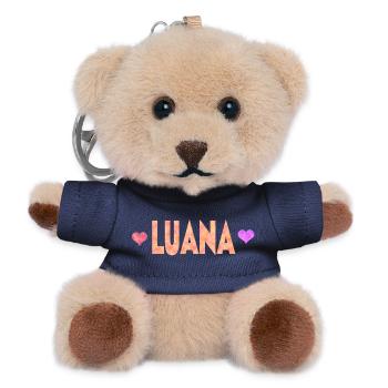 Luana - Porte-clés ourson - marine - Devant