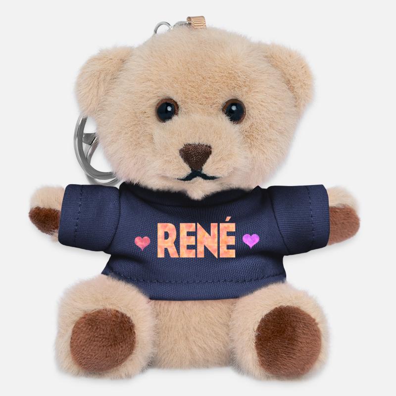 René - Teddy Schlüsselanhänger - Navy