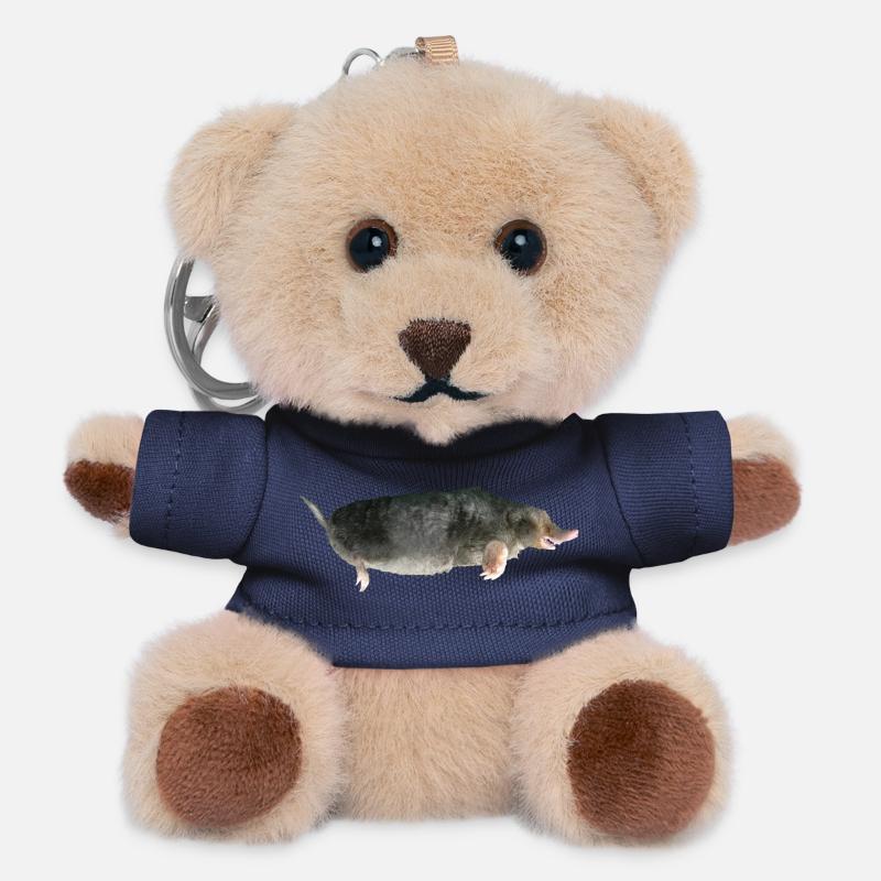 Mole - Teddy Keyring - navy