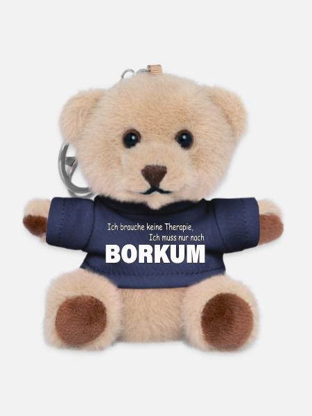 Therapie BORKUM - Teddy Schlüsselanhänger - Navy