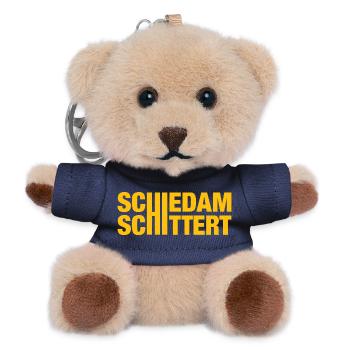 Schiedam Schittert - Marchandise officielle - Porte-clés ourson - marine - Devant