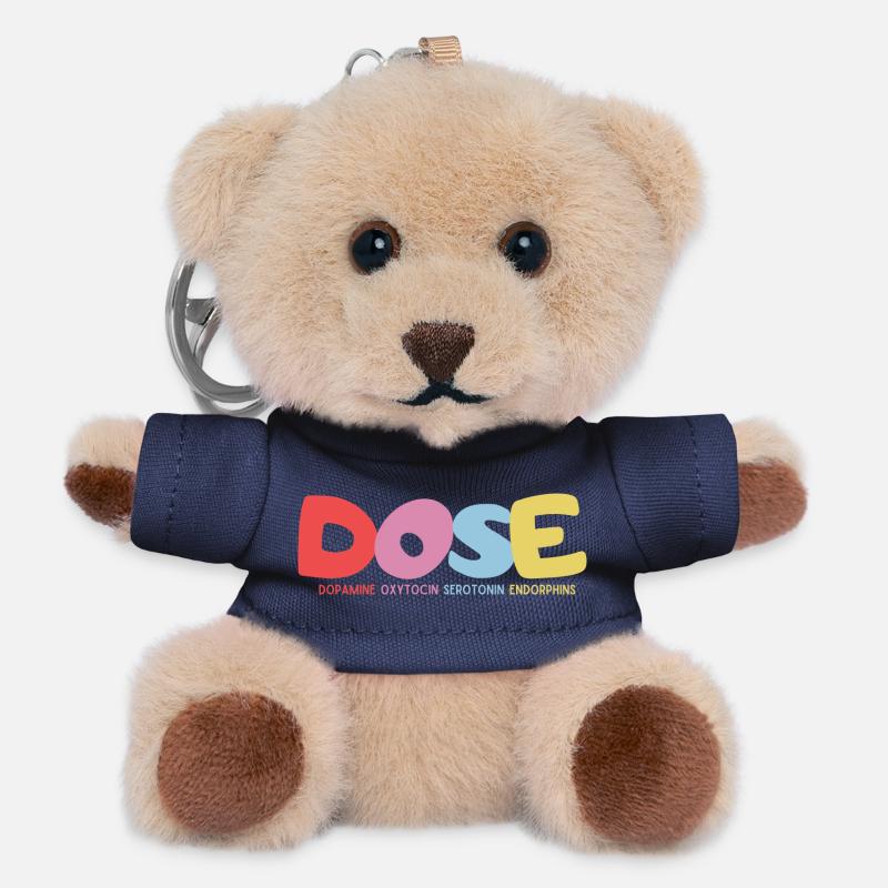 DOSE-Dopamine•Oxytocin•Serotonin•Endorphins - Teddy Keyring - navy