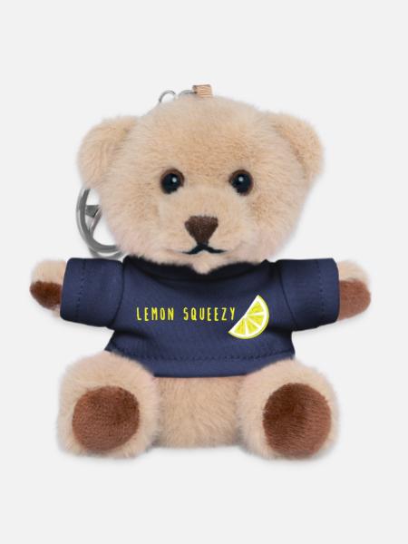 Lemon Squeezy - Teddy Keyring - navy