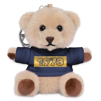 Jahreszahl 1978 - Teddy Schlüsselanhänger - Navy - Vorne