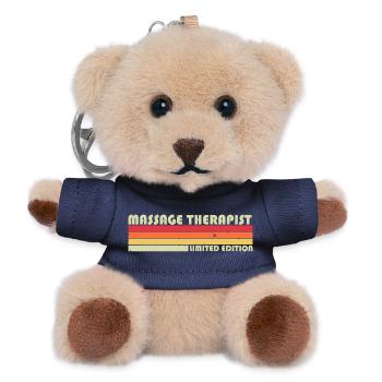 Retro Massage Therapist Limited Edition - Teddy Schlüsselanhänger - Navy - Vorne