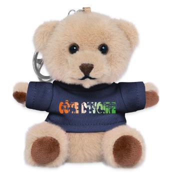 Elfenbeinküste - Teddy Schlüsselanhänger - Navy - Vorne