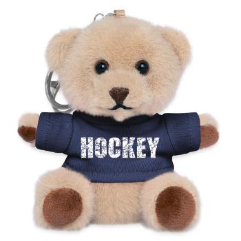 Hockey Eishockey - Teddy Schlüsselanhänger - Navy - Vorne