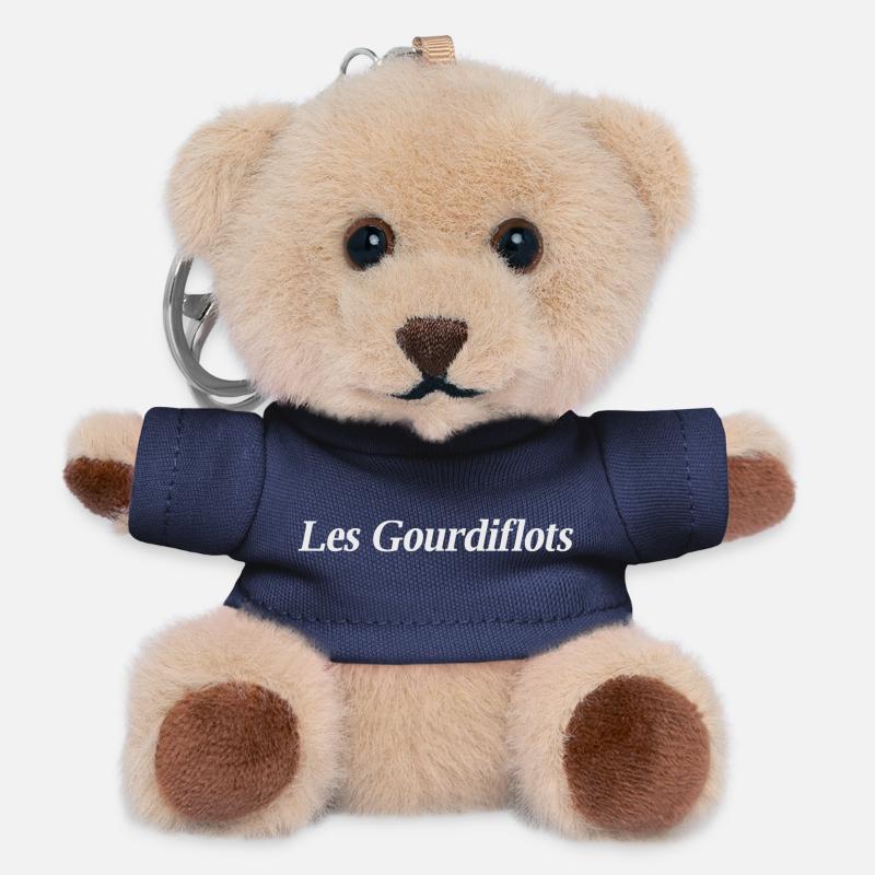 Les Gourdiflots - Porte-clés ourson - marine
