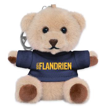 100% Flandrien - Teddy Keyring - navy - Front