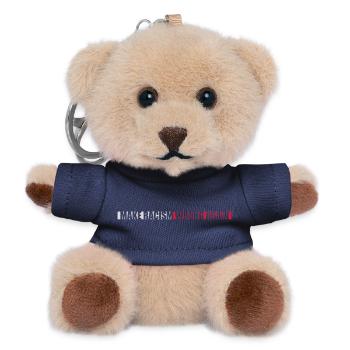 make racism wrong again - Teddy Schlüsselanhänger - Navy - Vorne
