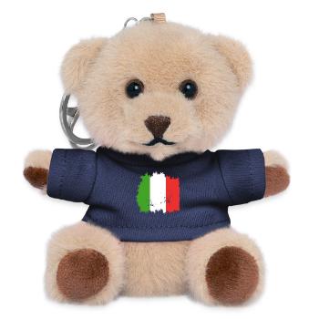 Italy Flag - Teddy Keyring - navy - Front